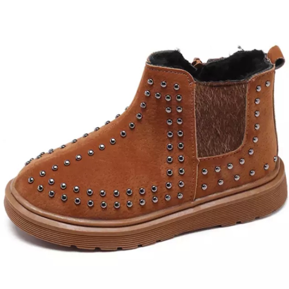 Toddler girl studded boot
